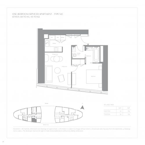 One Bedroom Serviced Apartments