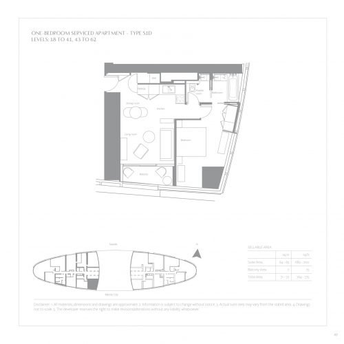 One Bedroom Serviced Apartments