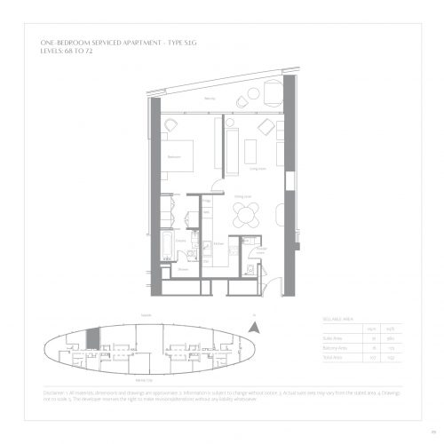 One Bedroom Serviced Apartments
