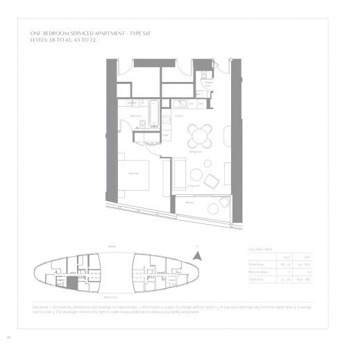 One Bedroom Serviced Apartments