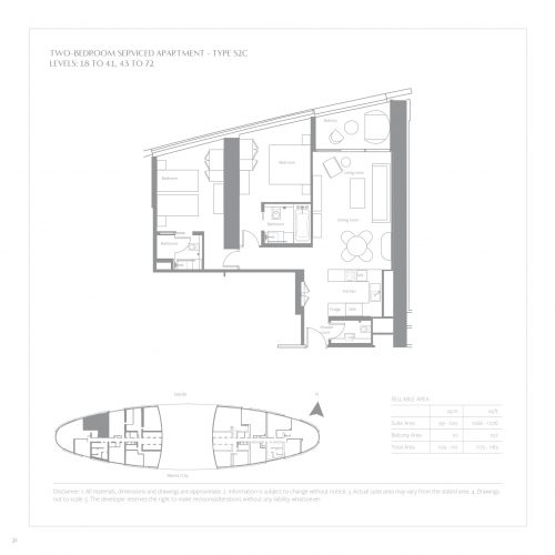 Two Bedroom Serviced Apartments