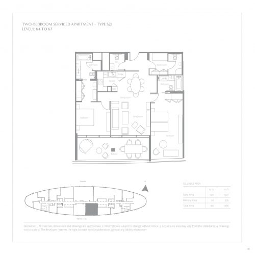 Two Bedroom Serviced Apartments