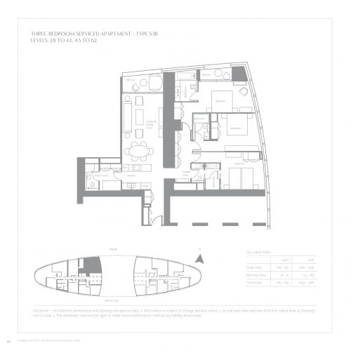 Three Bedroom Serviced Apartments
