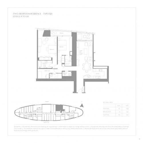 Two Bedroom Residences