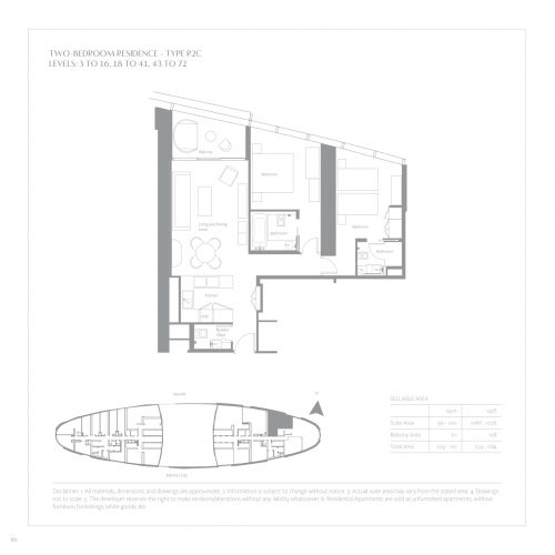 Two Bedroom Residences