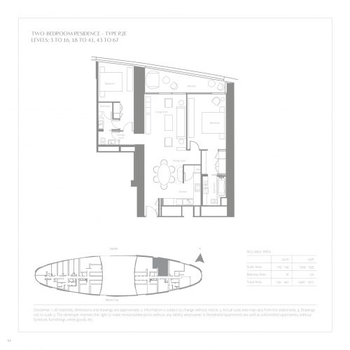 Two Bedroom Residences